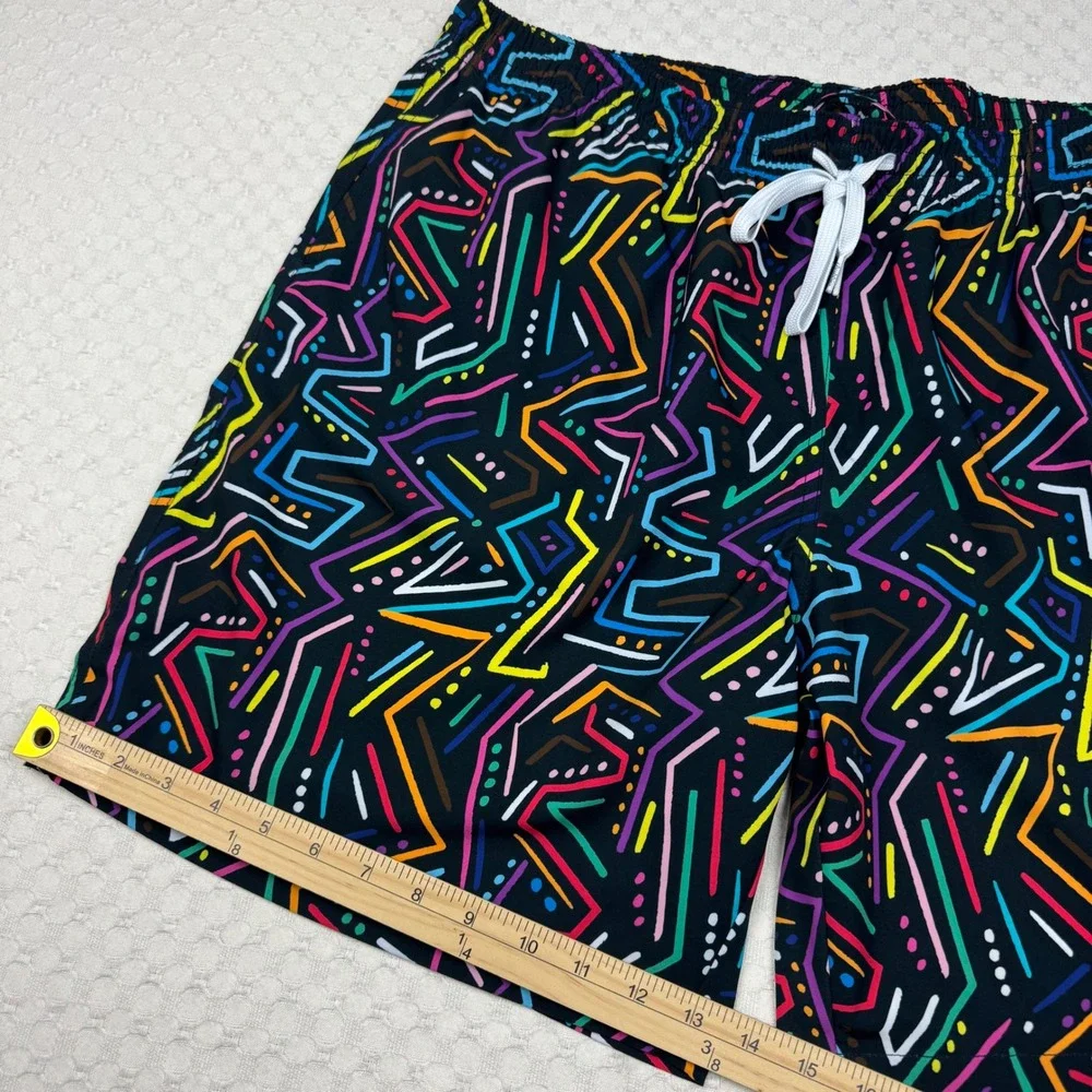 Chubbies Swim Trunks Abstract‎ Loud Print Men XXL 7